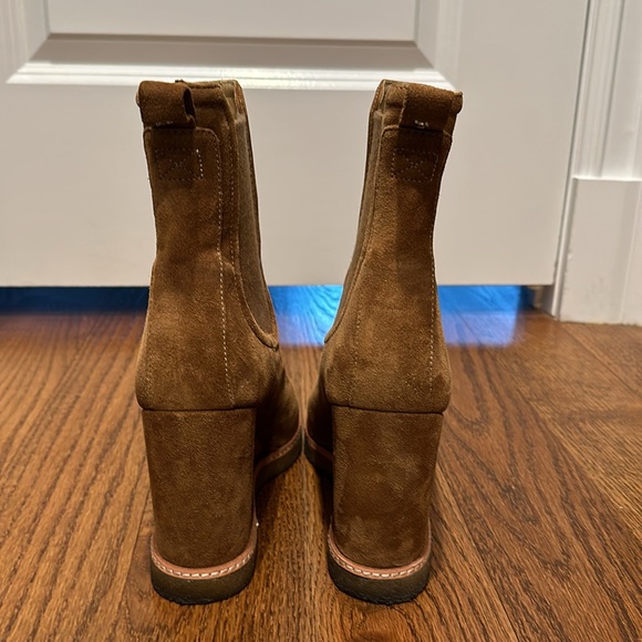 Veronica Beard Aari Wedge Suede Boot - Picture 3 of 6